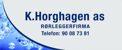 Logo av Rørleggerfirma K Horghagen AS